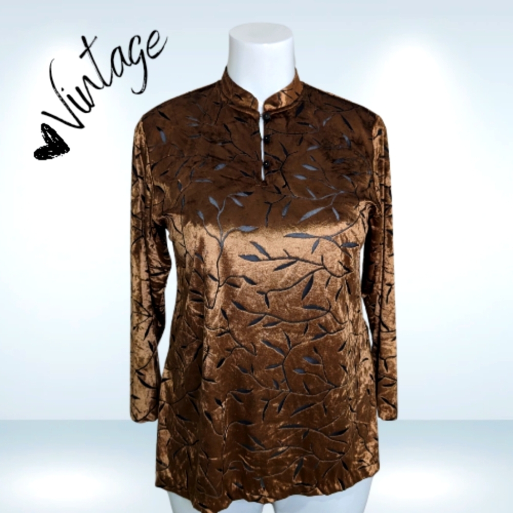 Velvet Vintage Top - Fits XL